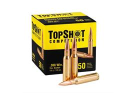 TopShot .308 Win 9.6g Vlm Boattail 50 Schuss